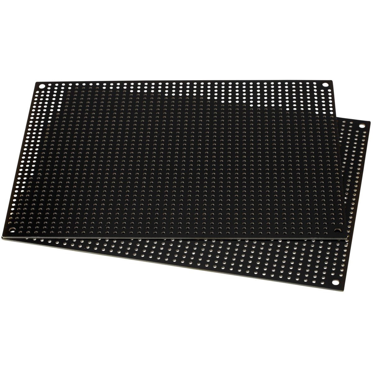 Black Perforated Large Hole Crossover Board Pair 5" x 7"